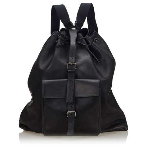 yves saint laurent leather backpack|saint laurent leather backpack.